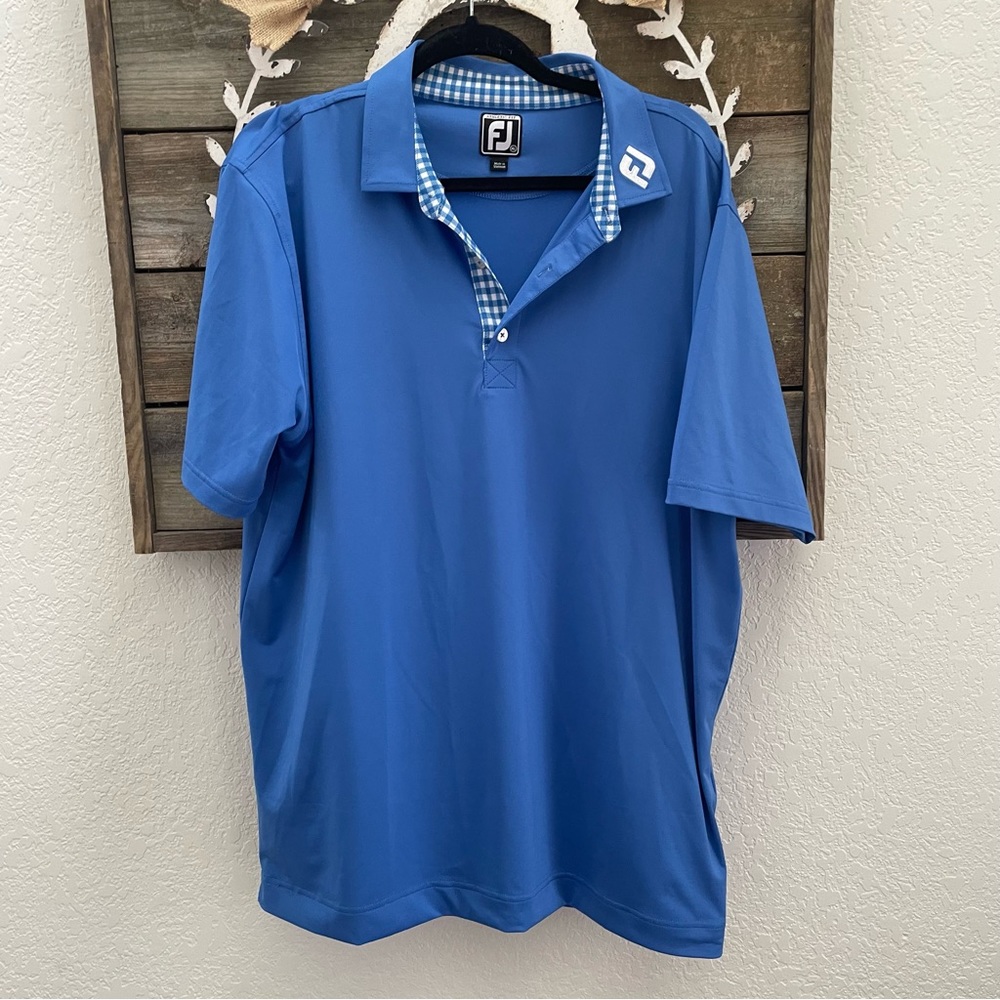 FootJoy athletic fit blue golf athletic polo men’s size XL